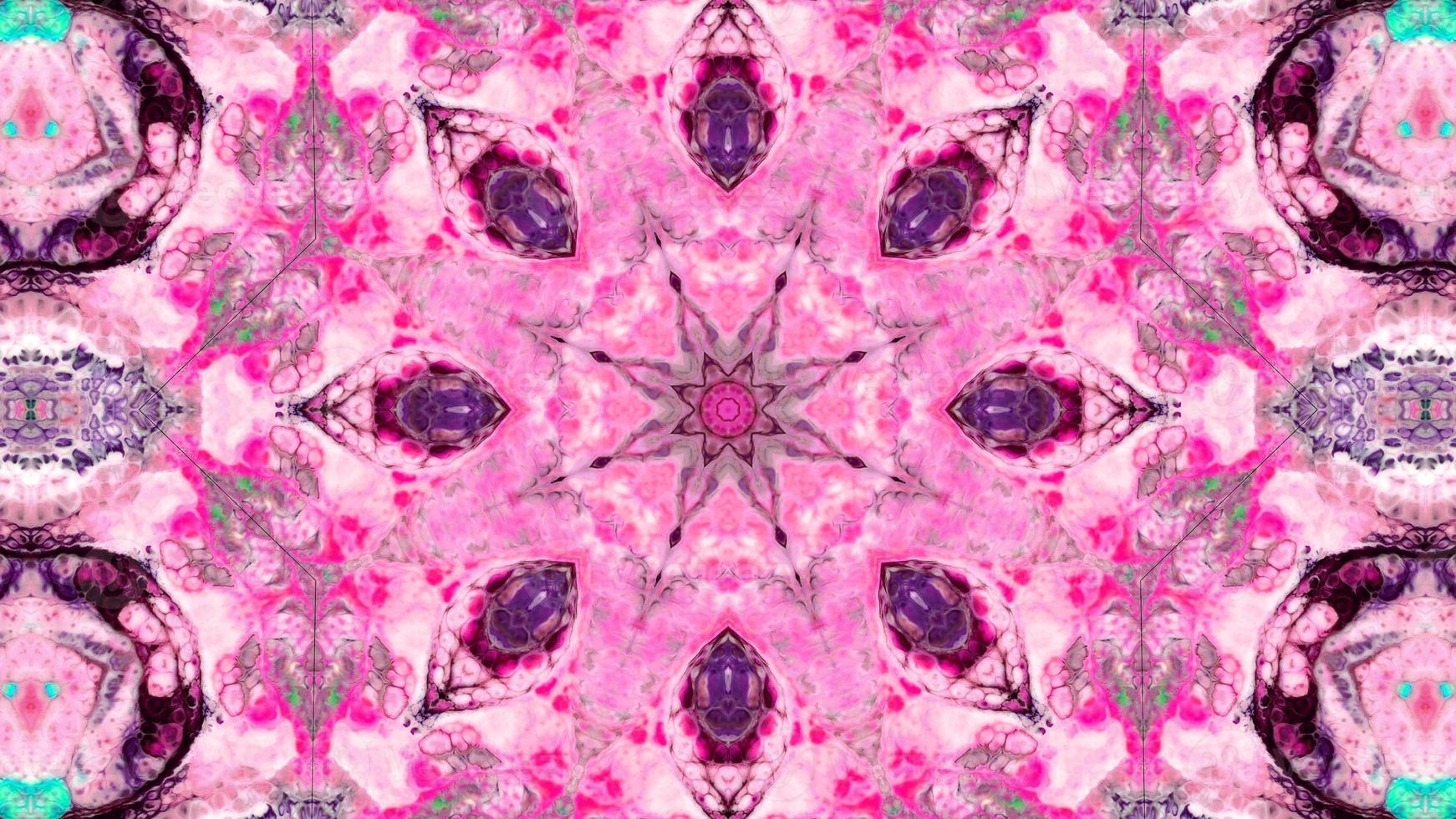 Paint Ink Brush Kaleidoscope photo