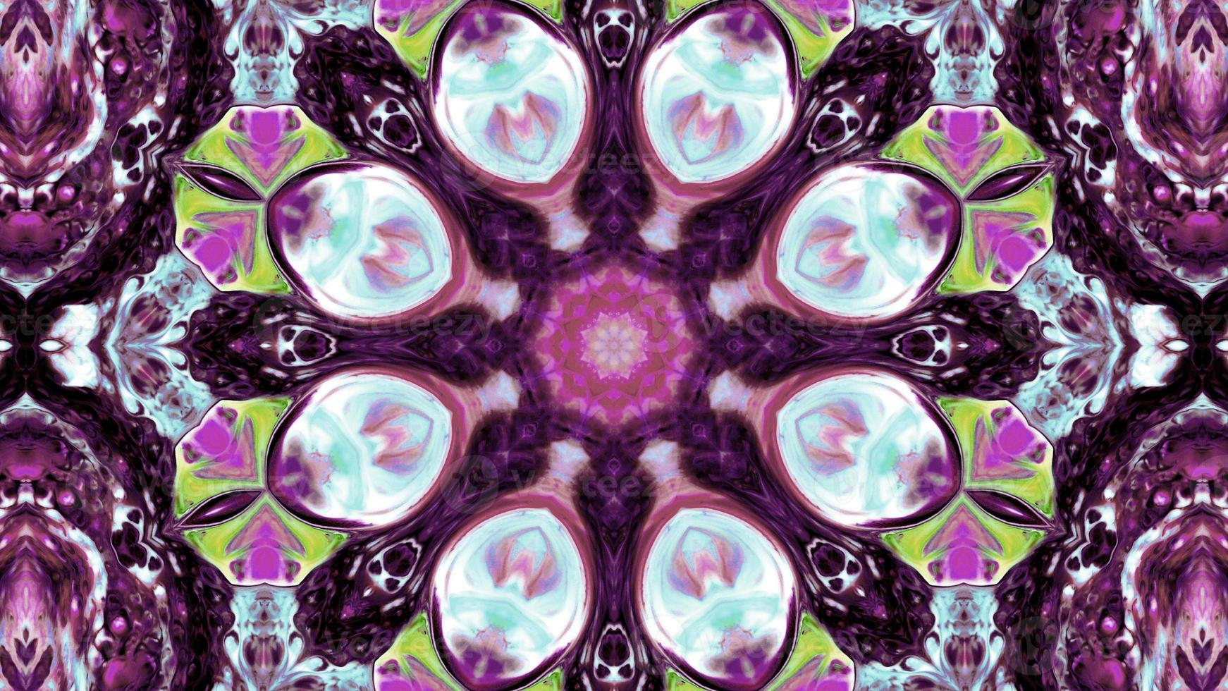 Paint Ink Brush Kaleidoscope photo