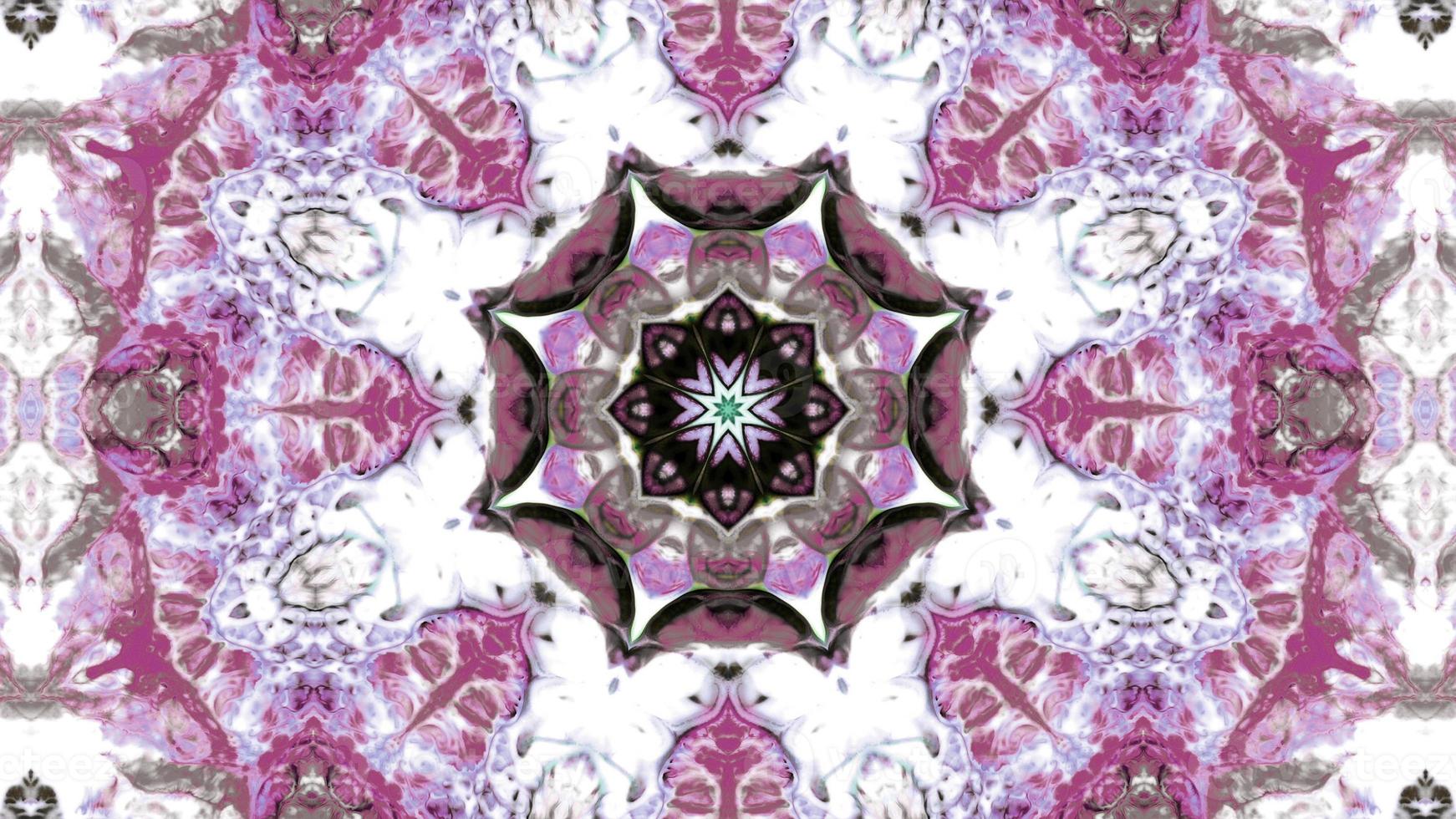 Paint Ink Brush Kaleidoscope photo