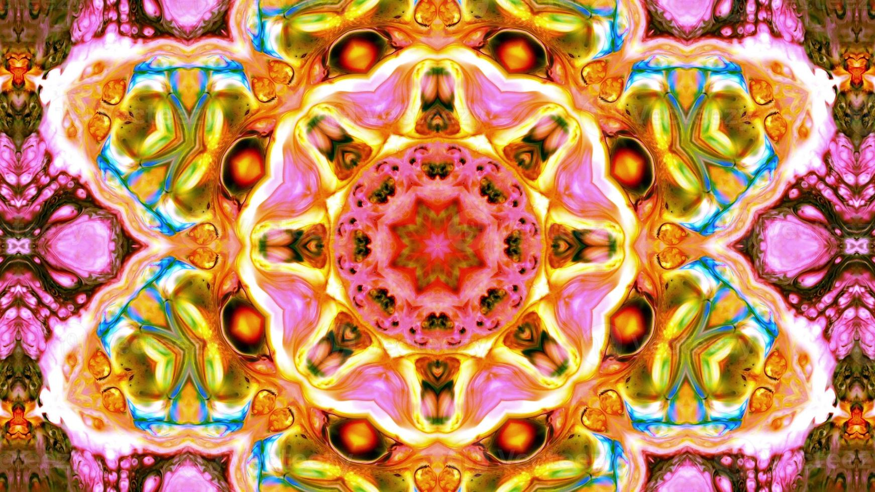 Paint Ink Brush Kaleidoscope photo