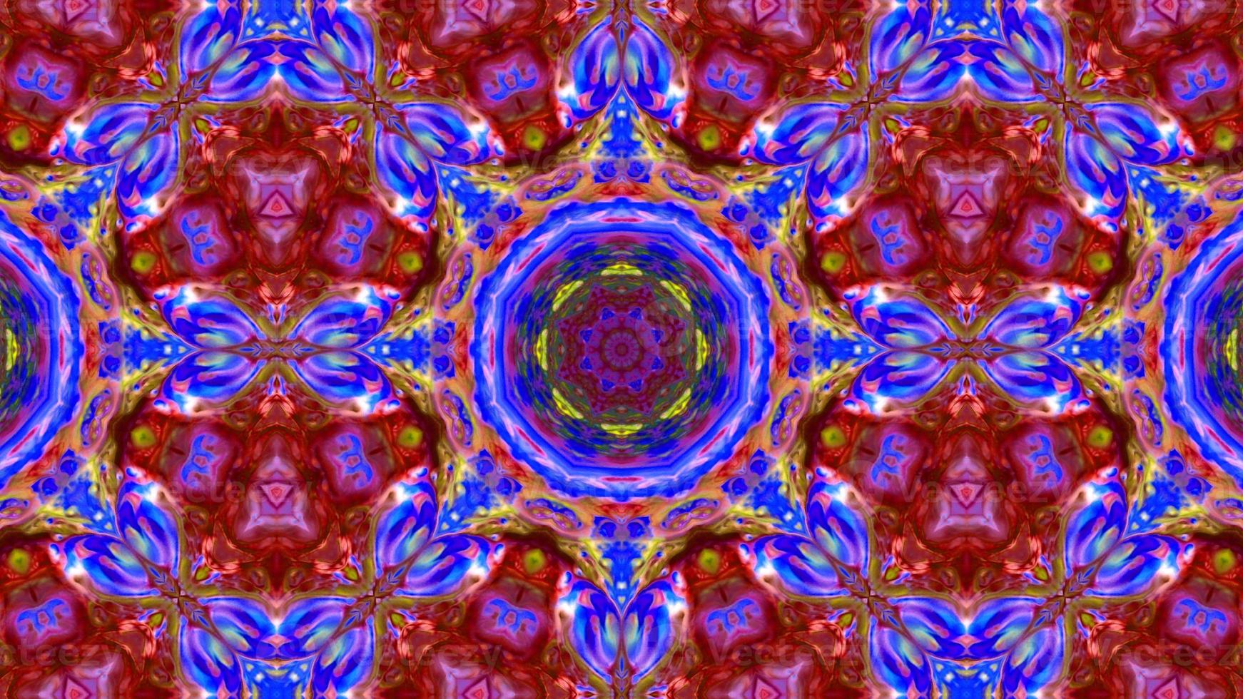 Paint Ink Brush Kaleidoscope photo