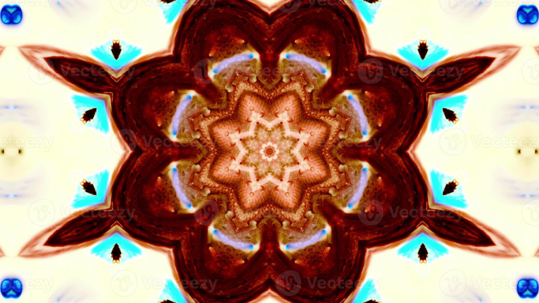 Paint Ink Brush Kaleidoscope photo