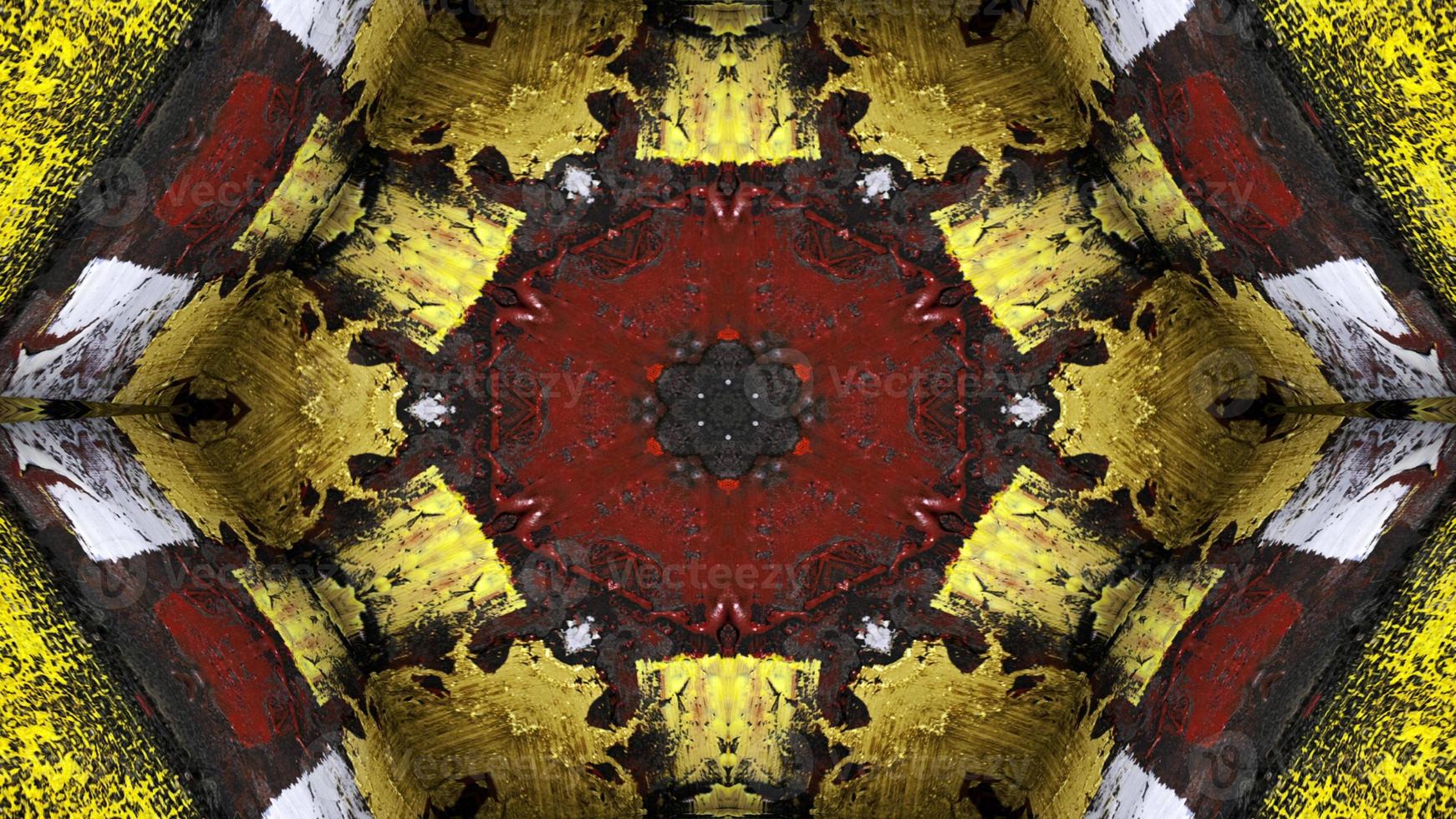 Paint Ink Brush Kaleidoscope photo