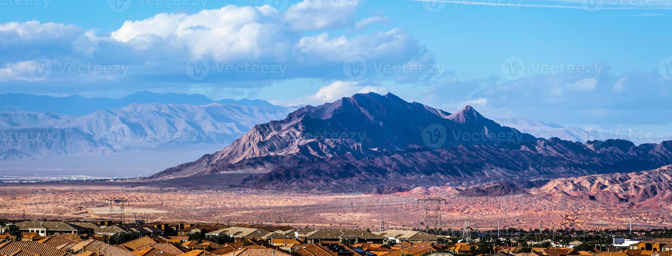 paisaje del cañón de roca roja cerca de las vegas, nevada foto
