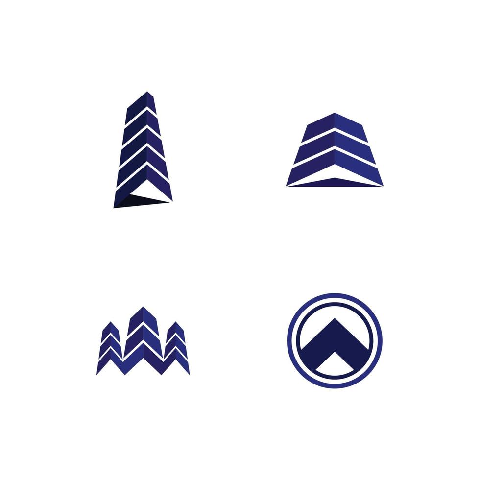 Real estate and home buildings vector logo icons template