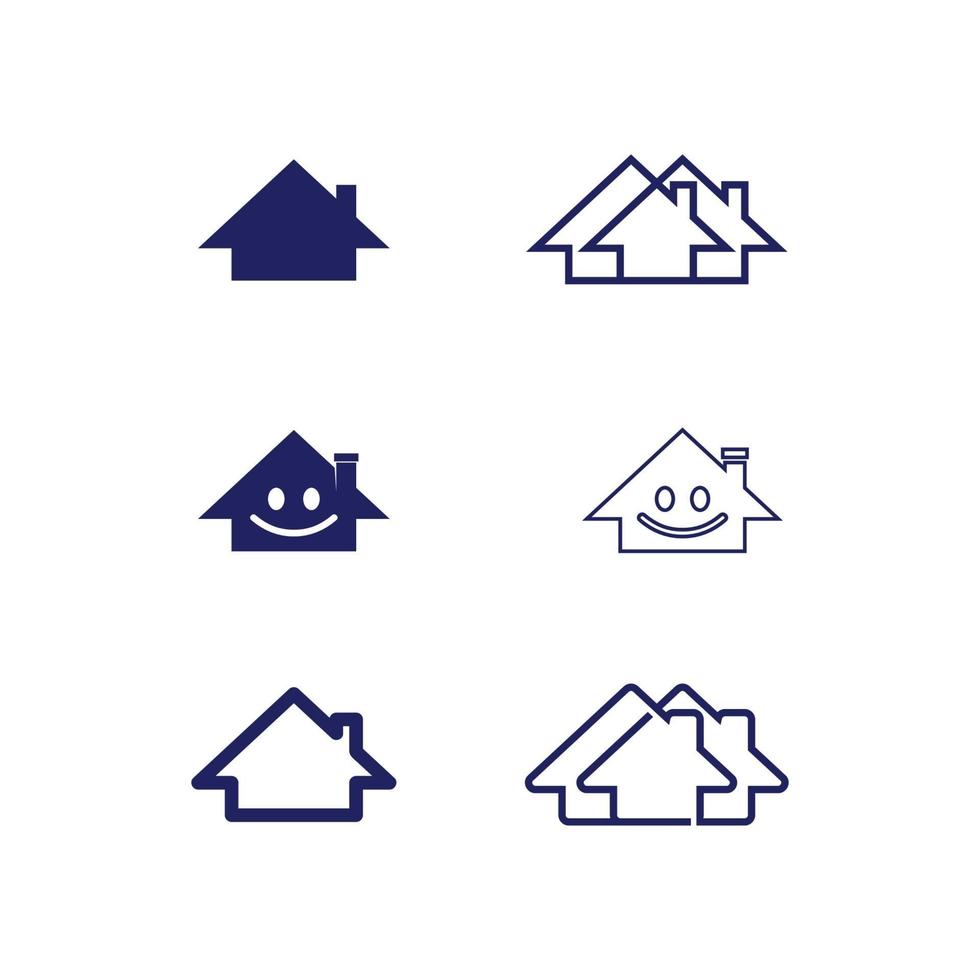 Building home logo, house logo, architecture  and window, estate  home vector