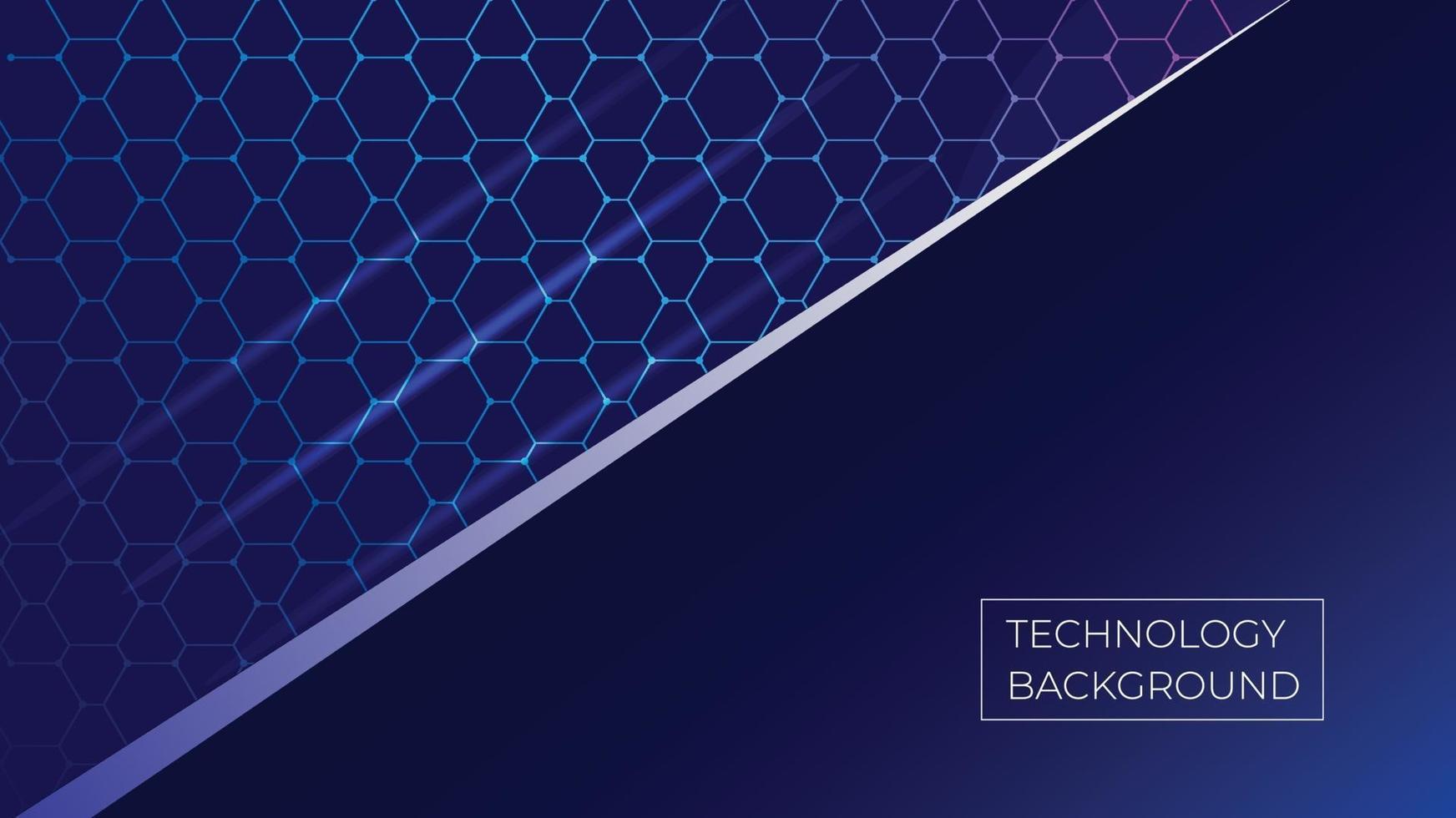 abstract blue technology background vector
