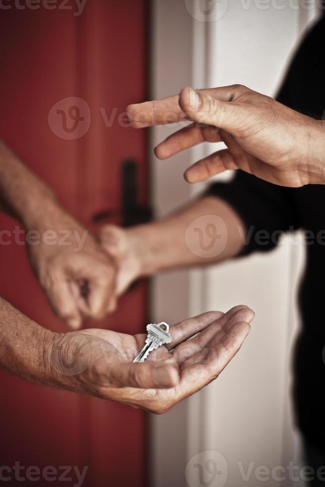 Getting the keys to the house photo