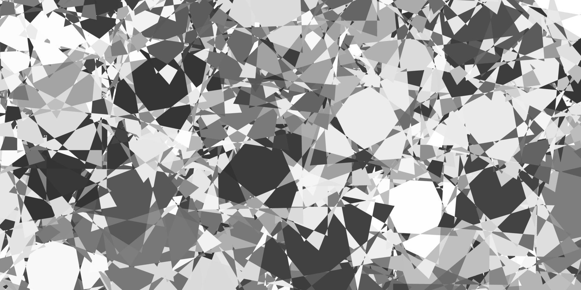 Light Gray vector background with triangles.