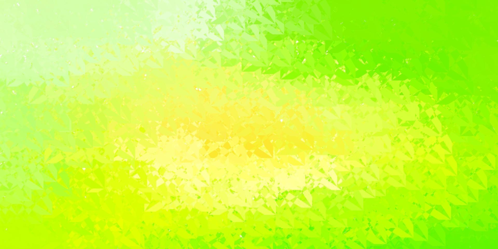 Dark Green, Red vector texture with random triangles.