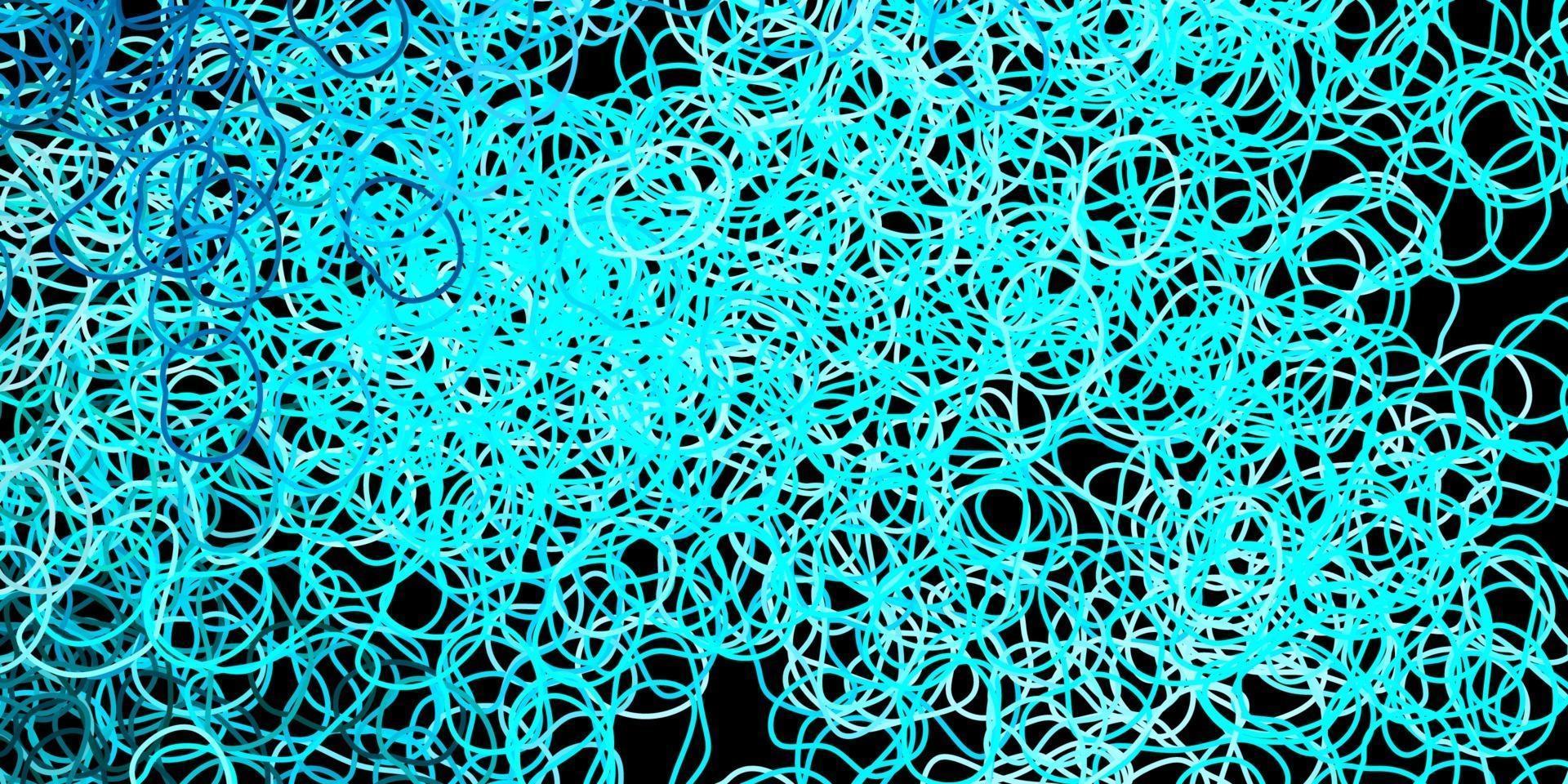 Dark blue vector texture with memphis shapes.
