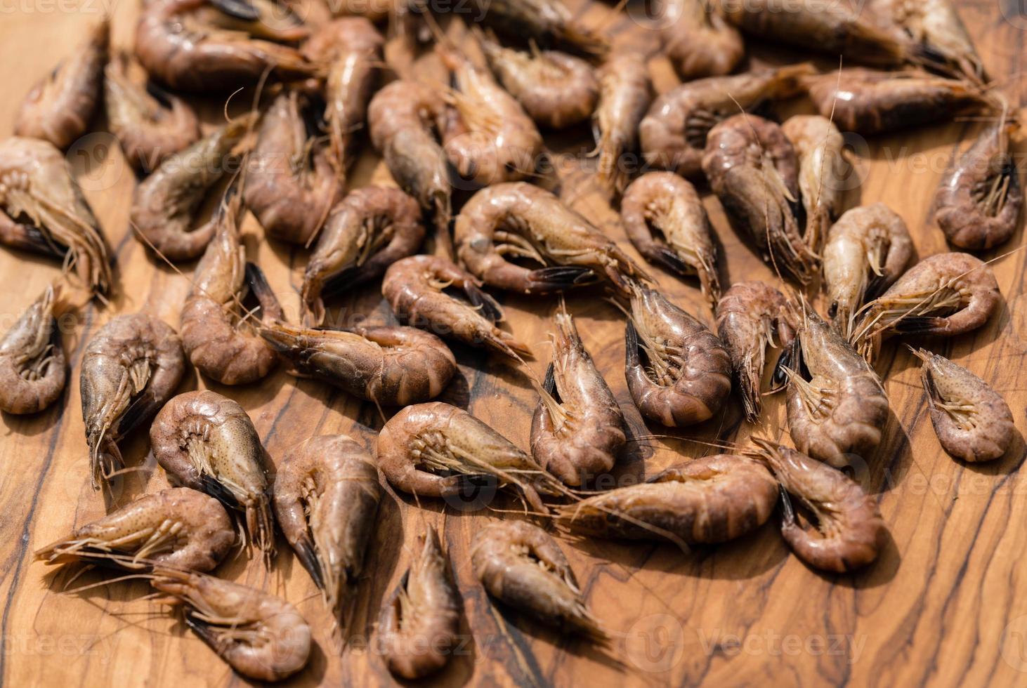 Salad with fresh North Sea crabs photo