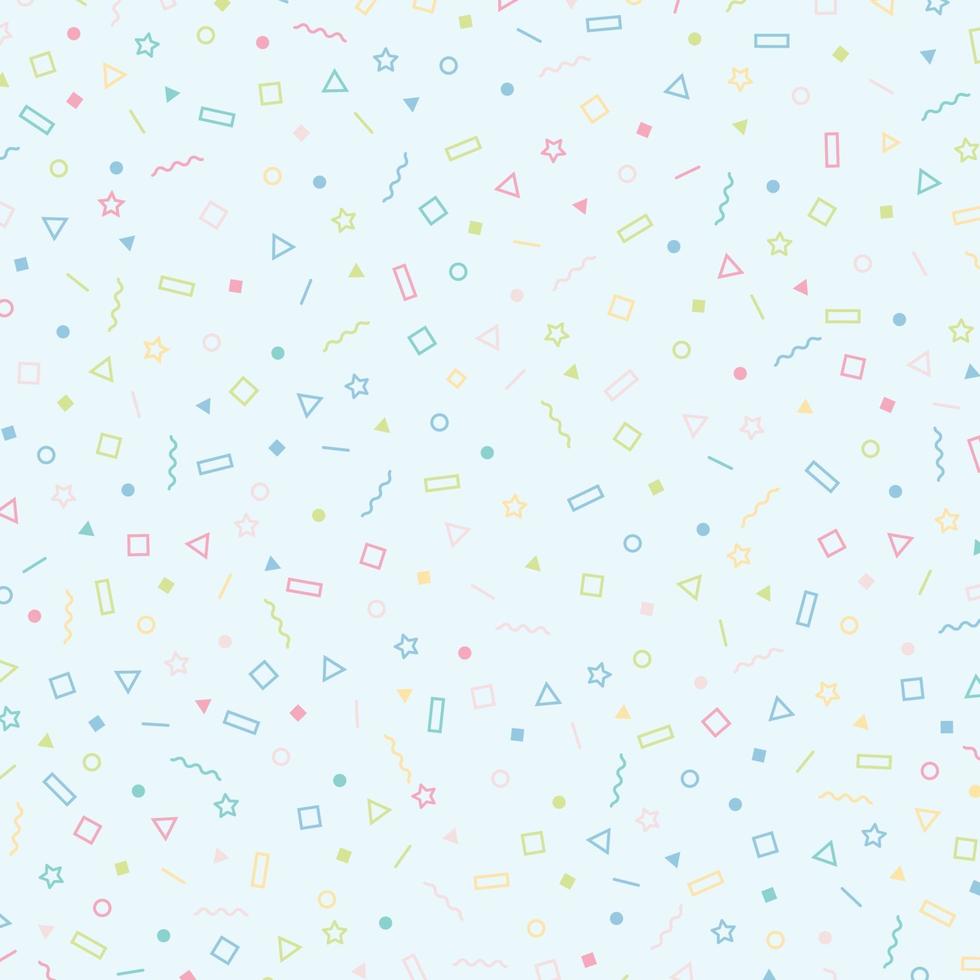 Abstract pastel geometric pattern design artwork background. vector