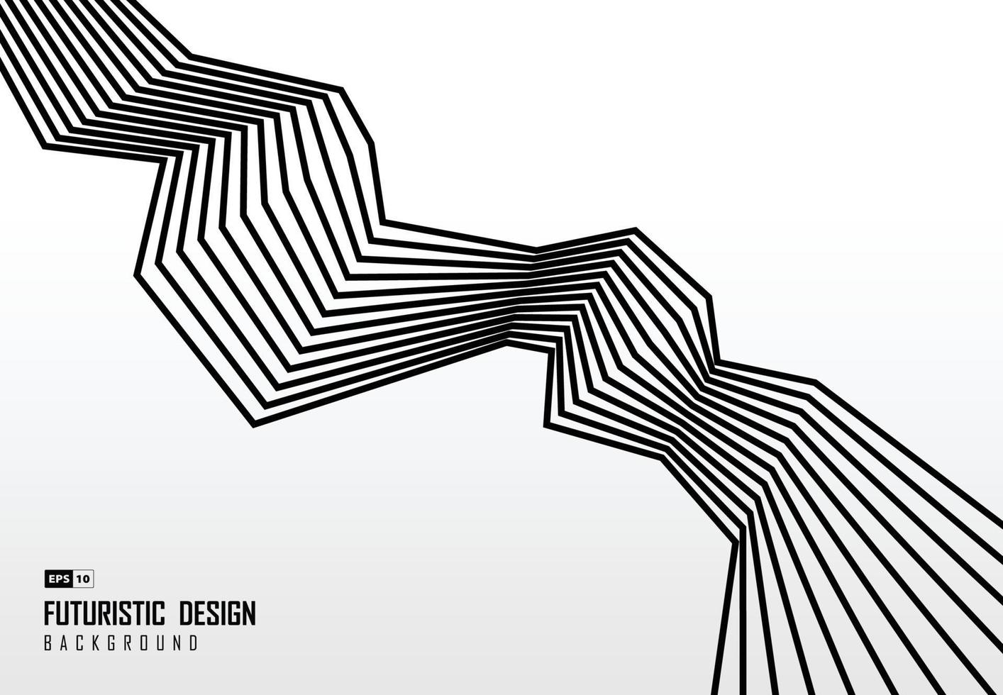 Abstract line pattern design of cover for copy space background. vector