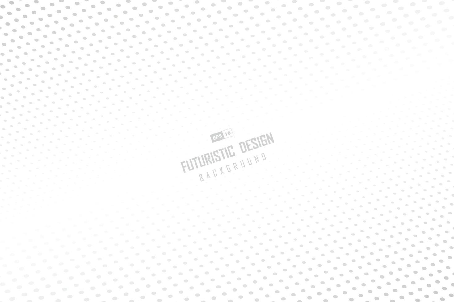 Abstract dot pattern design of technology artwork background. vector