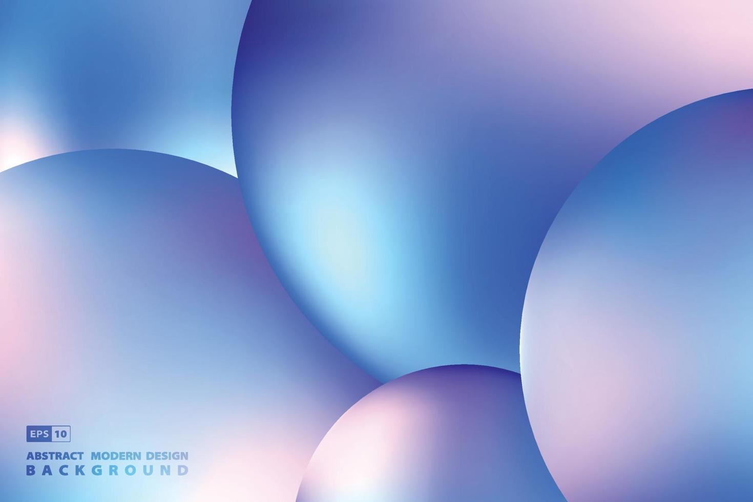 Abstract fluid orb of sphere design artwork colorful background. vector