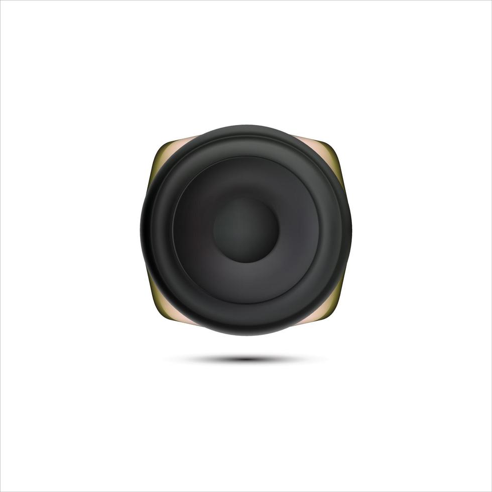 vector speaker illustration speaker created with gradient mesh.