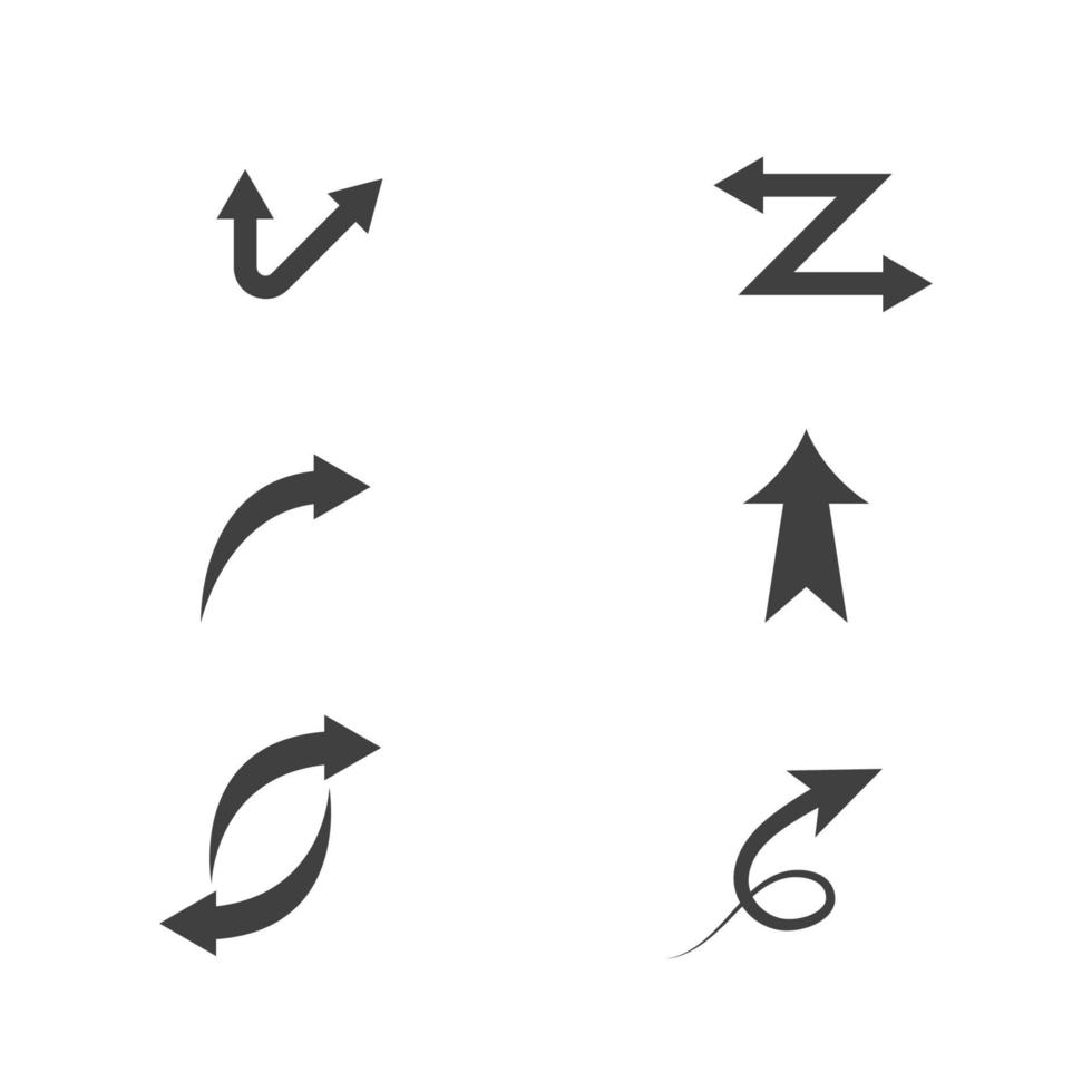 icono de ilustración de vector de flecha