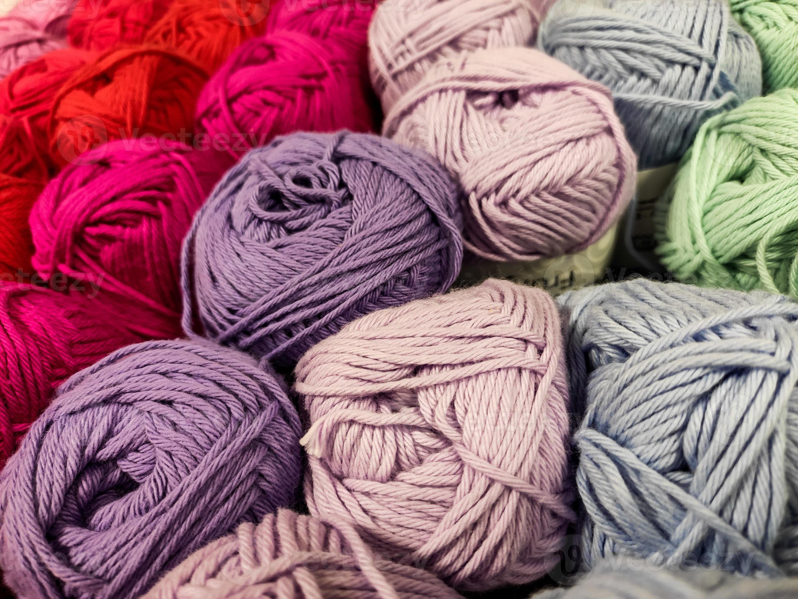 Multicolored yarn of different shades 3132710 Stock Photo at Vecteezy