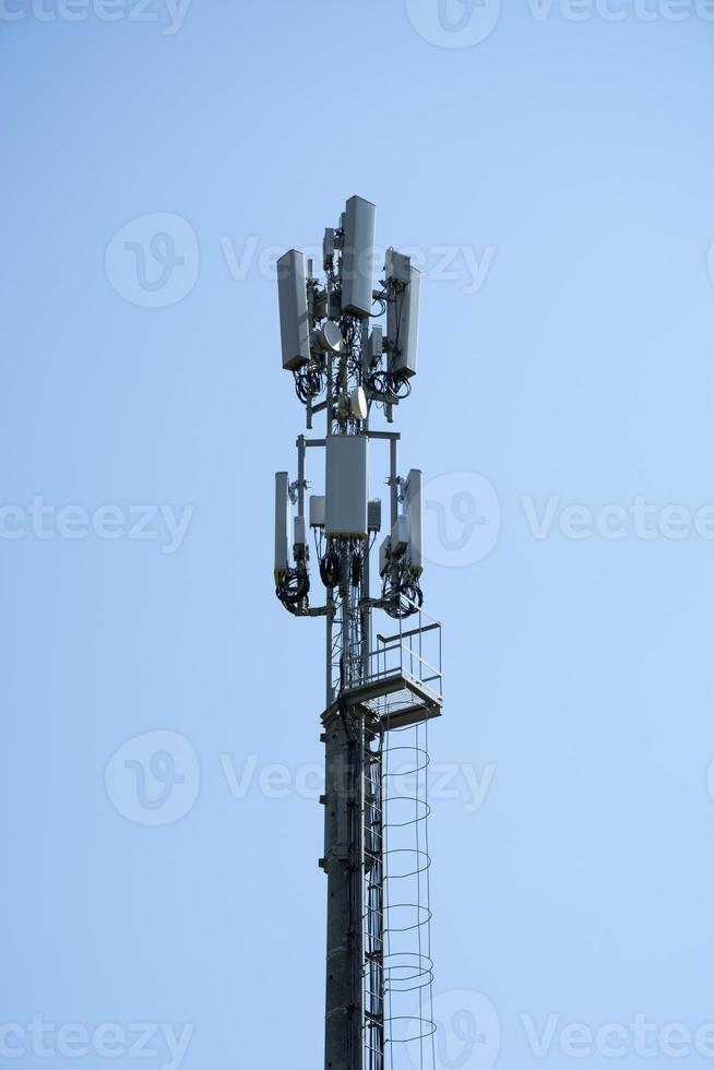 Cellular communication on the pole photo