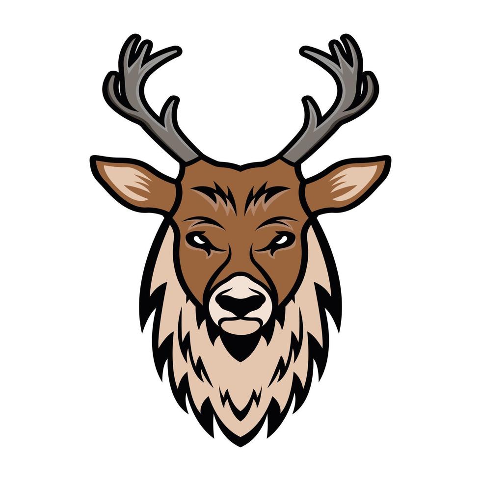 Stag Mascot and Face vector