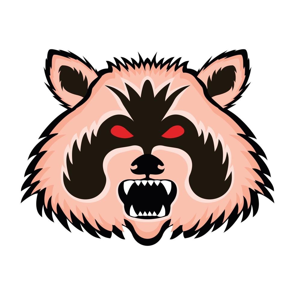 Angry Animal Mascot vector