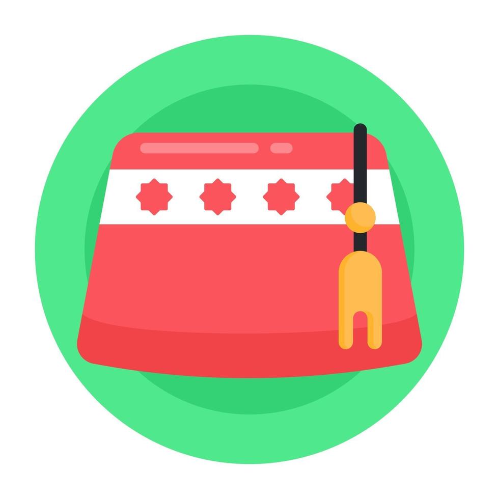 Muslim Hat and Cap vector