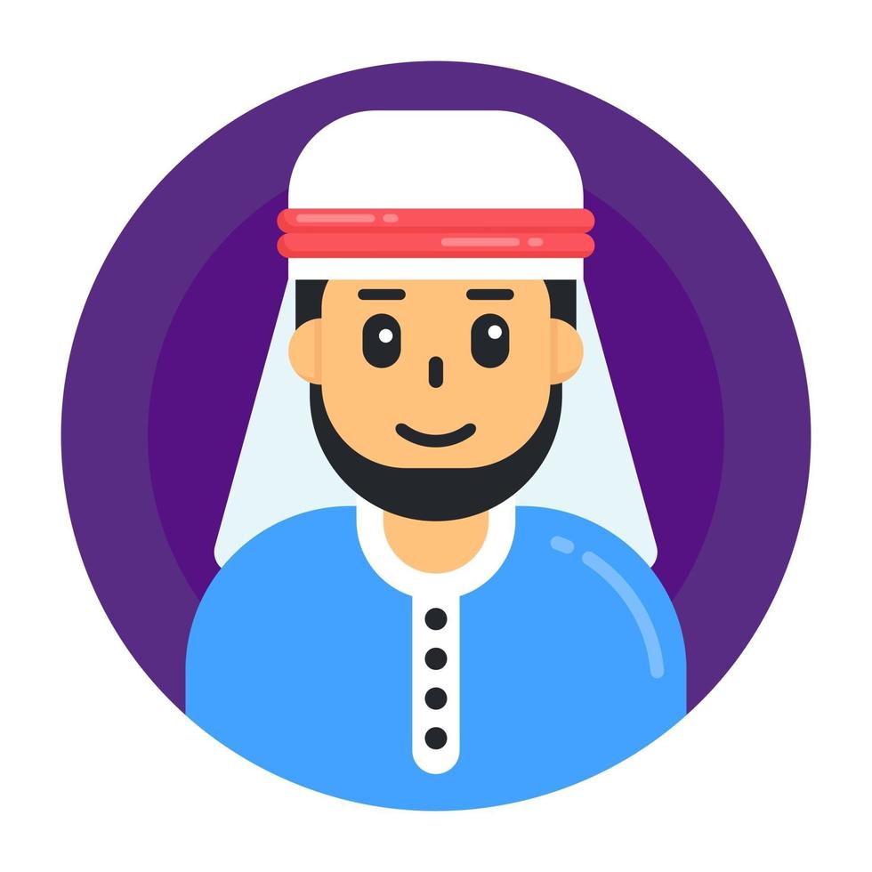 Arabic Man and Boy vector