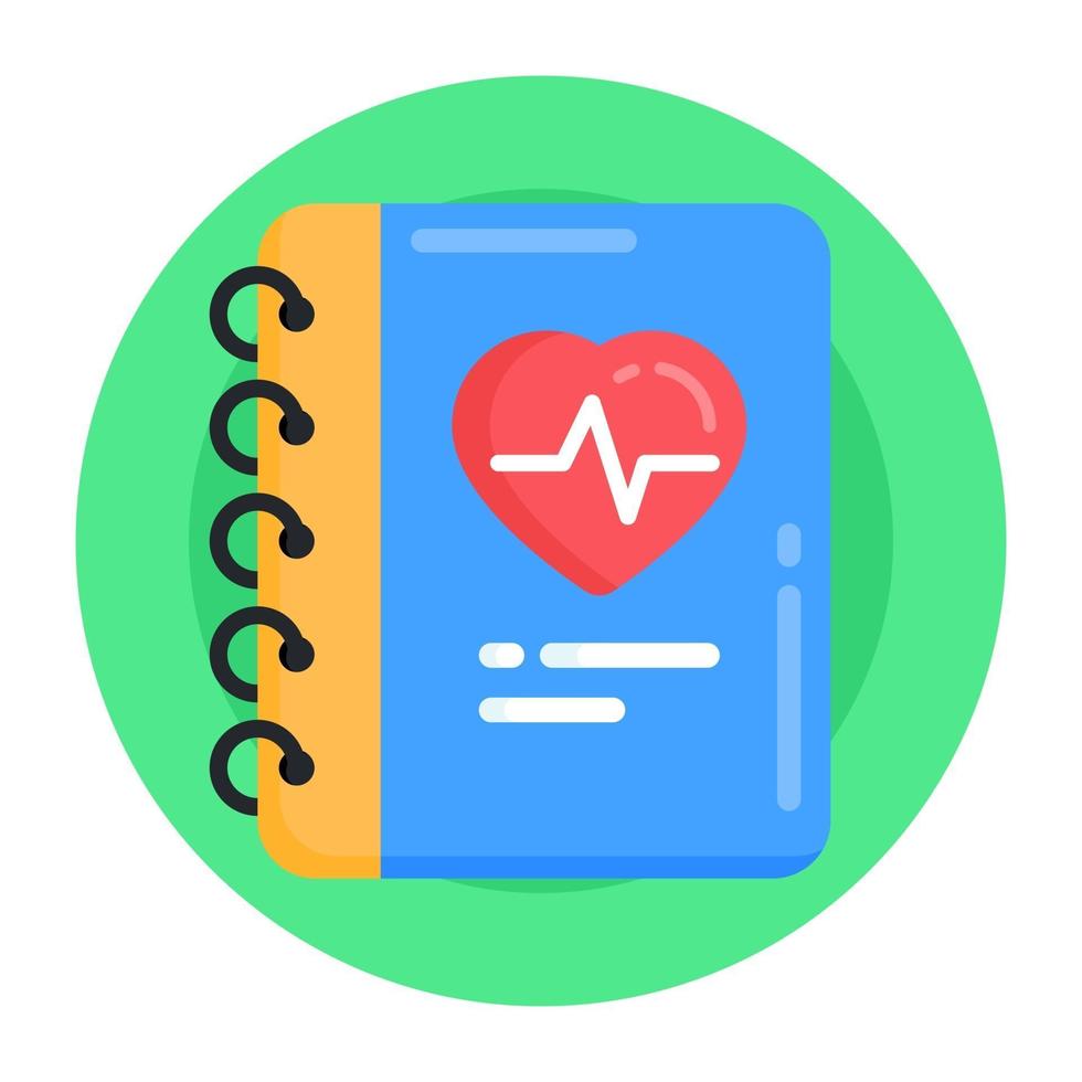 Medical Directory and Book vector