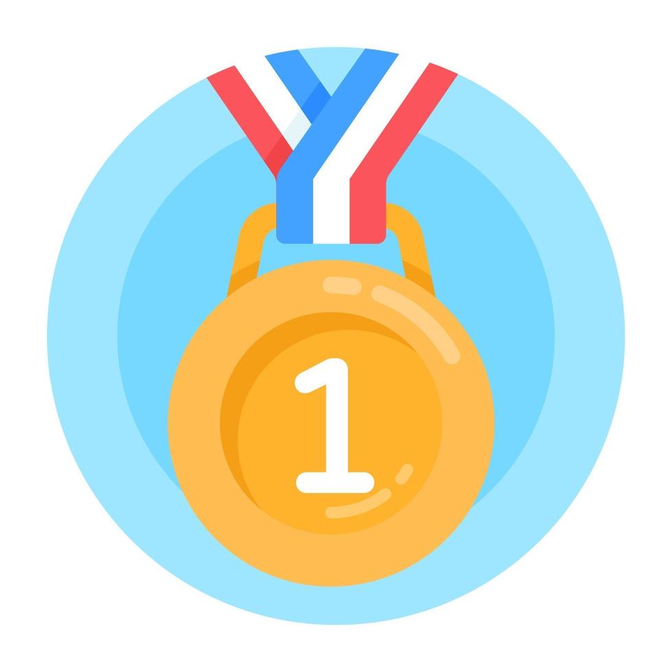 1st Position Medal vector