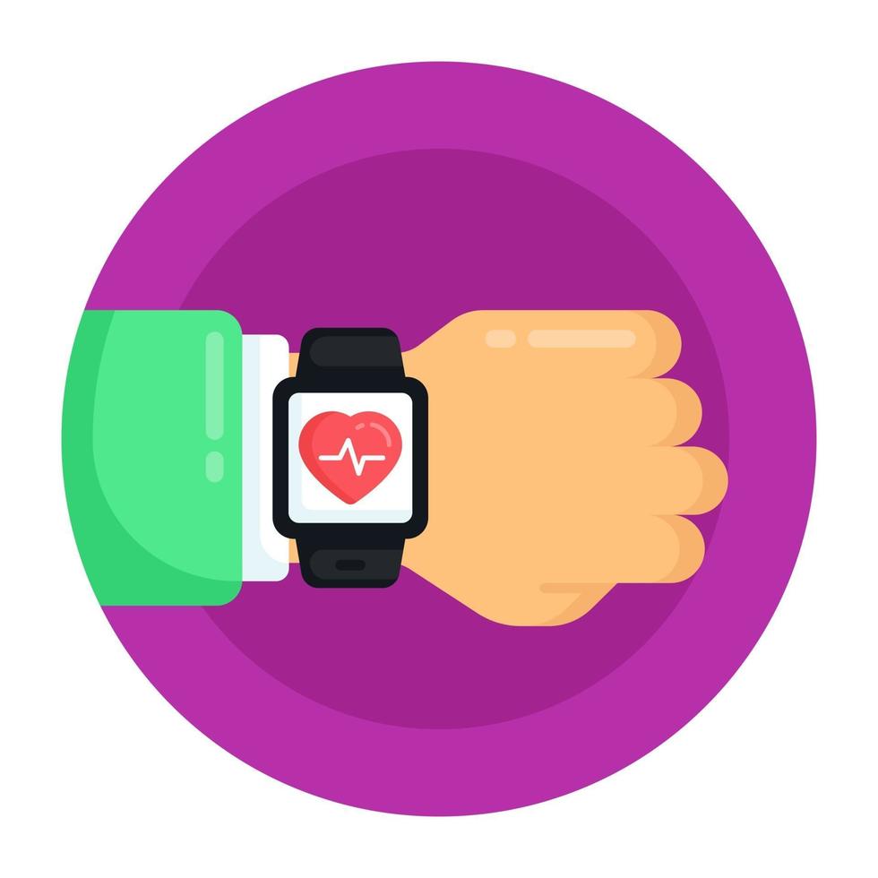 Fitness Tracker and Smart watch vector