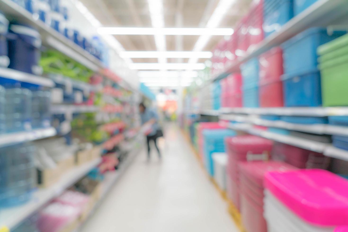 Abstract blur shopping mall and retail store interior photo