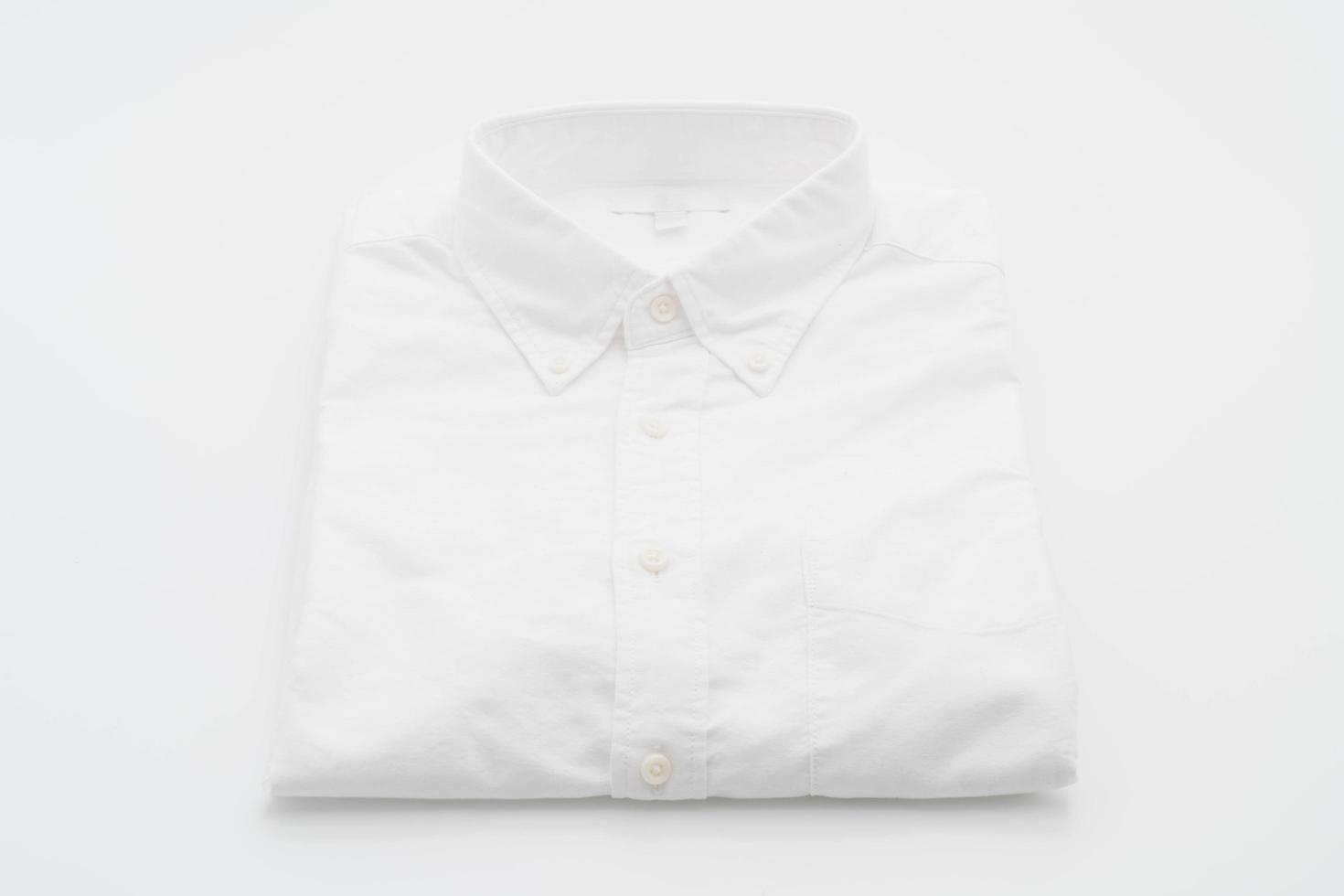 White shirt on white photo