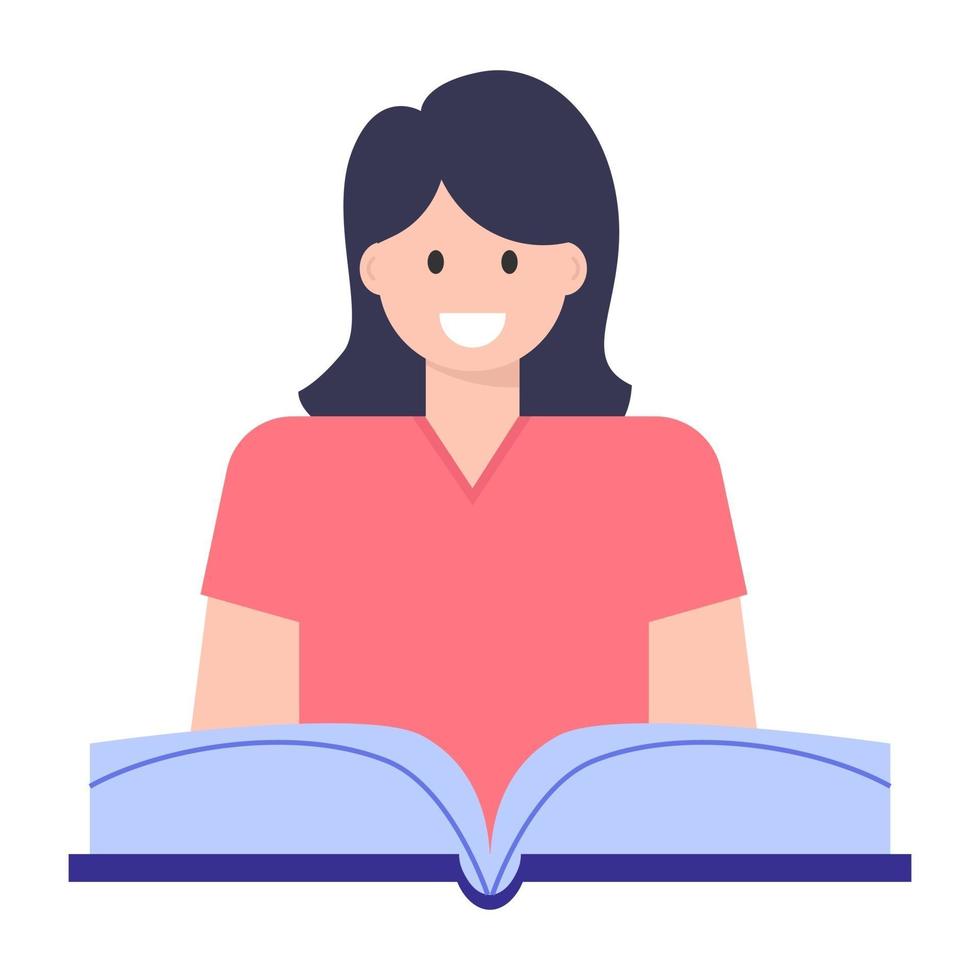 Reading Book and Education vector