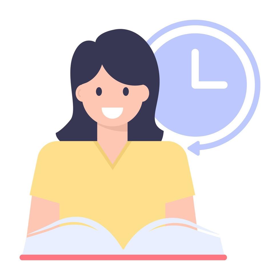 Reading Time Reading 3133664 Vector Art at Vecteezy