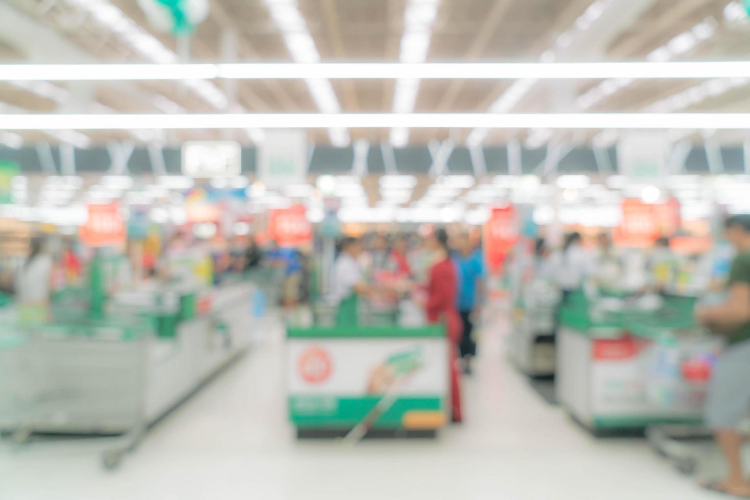 Abstract blur shopping mall and retail store interior photo