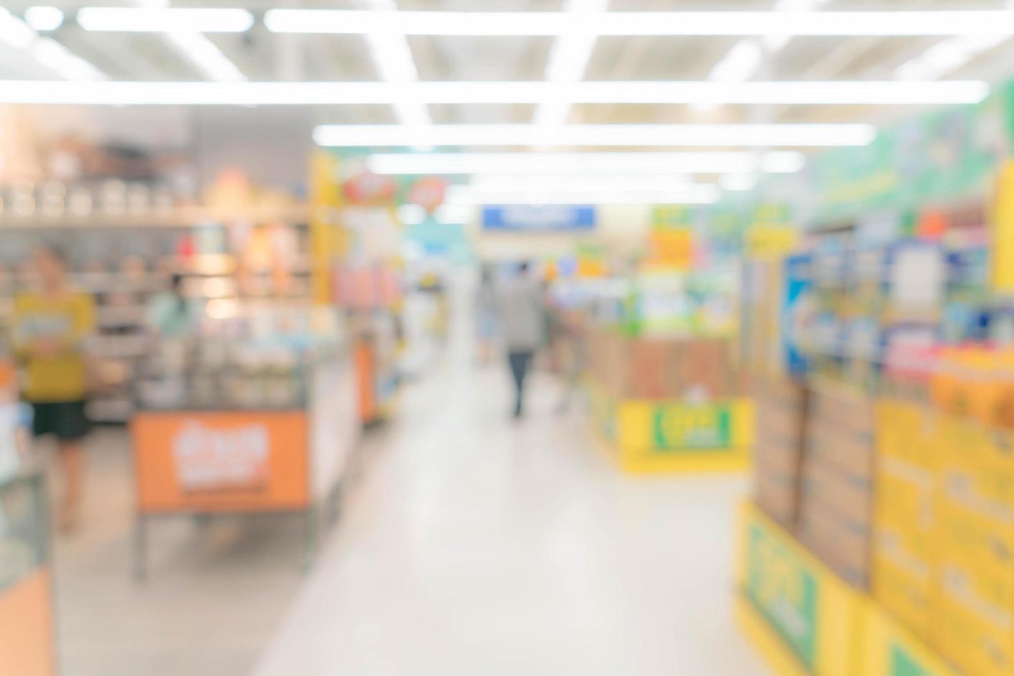 Abstract blur shopping mall and retail store interior photo