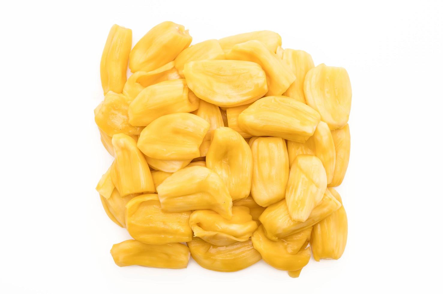 Fresh jackfruit on white background photo