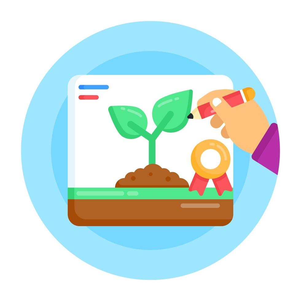 Eco Certificate and Diploma vector