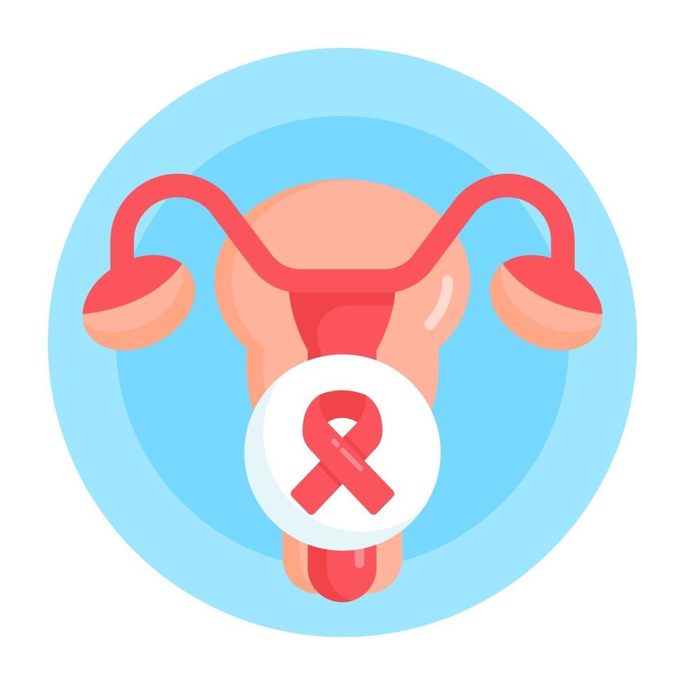 trastorno de cáncer de cuello uterino vector