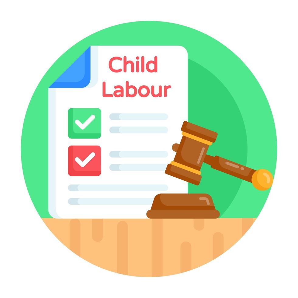 Law Document and Order vector