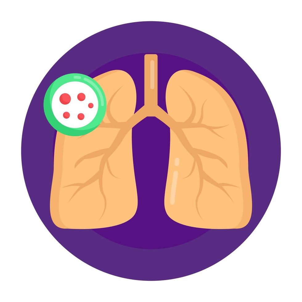 Lungs Cancer and infection vector