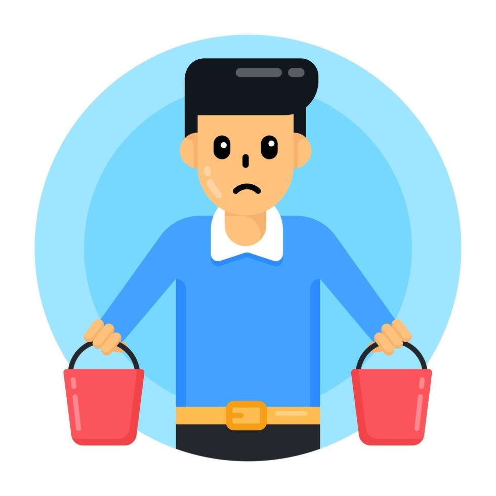 Construction Child Labor vector