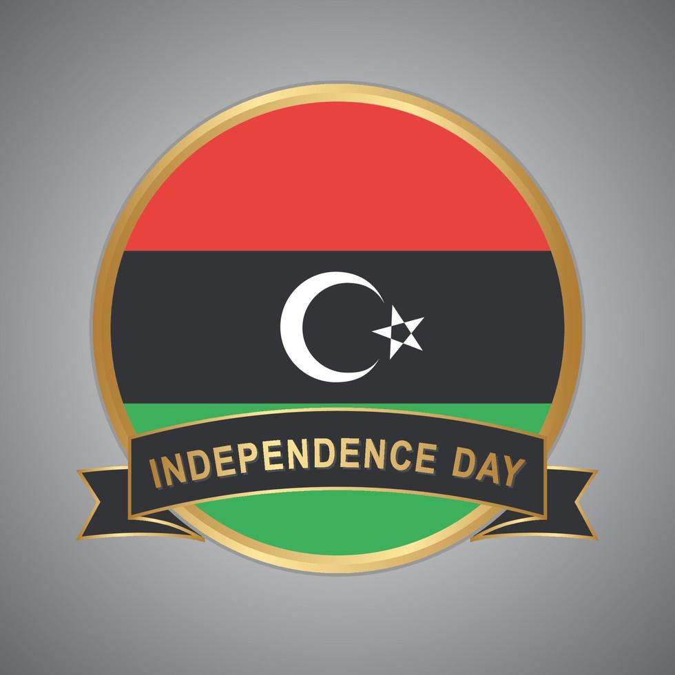 Libya Flag. Libya Independence Day vector