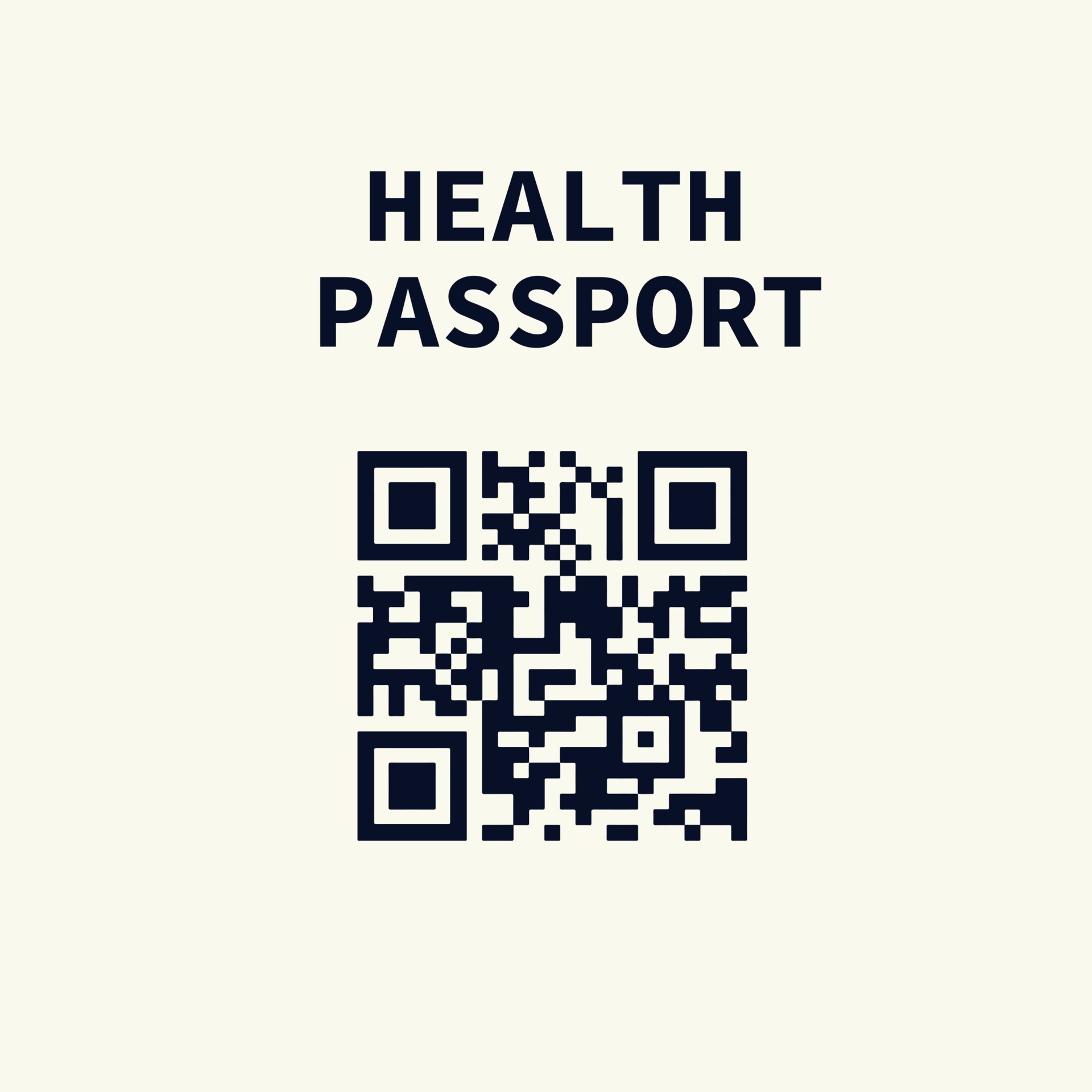 Health passport and qr code. Health passport concept 3134630 Vector Art at Vecteezy