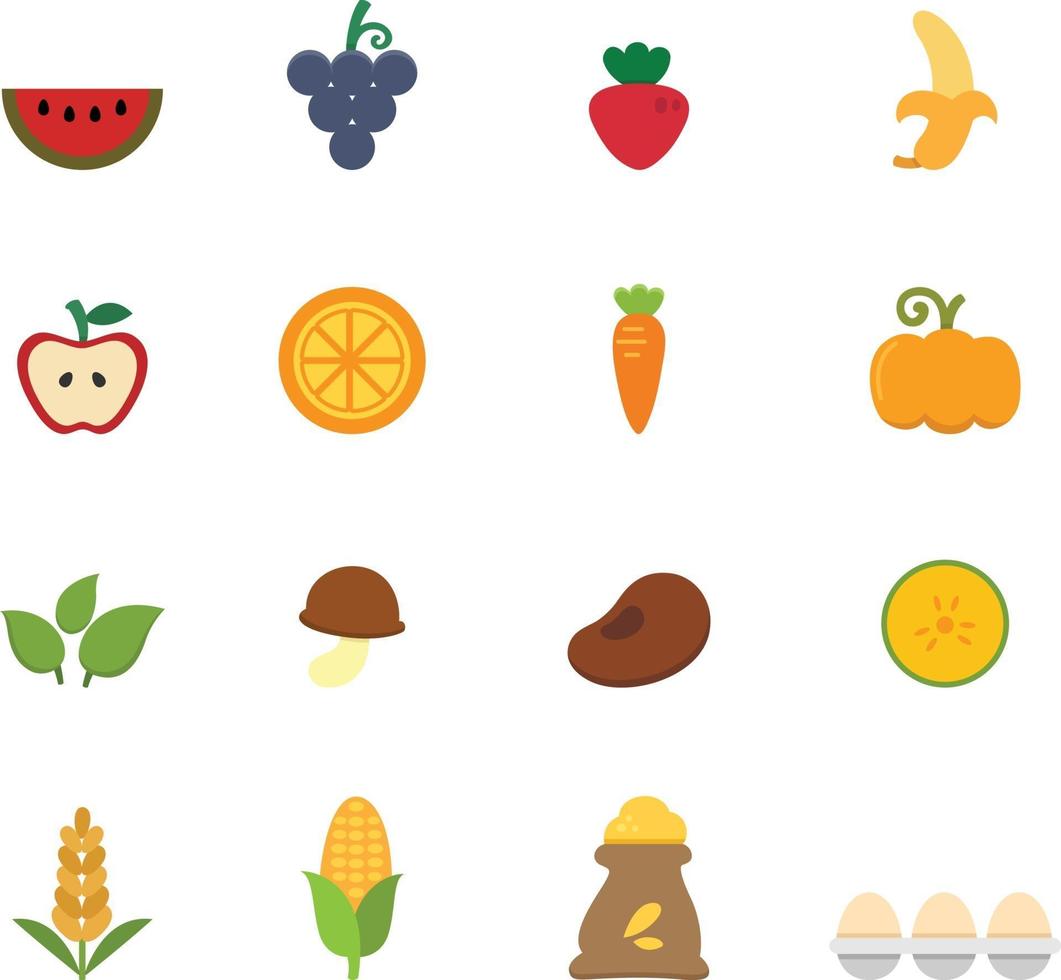 organic natural food icon vector