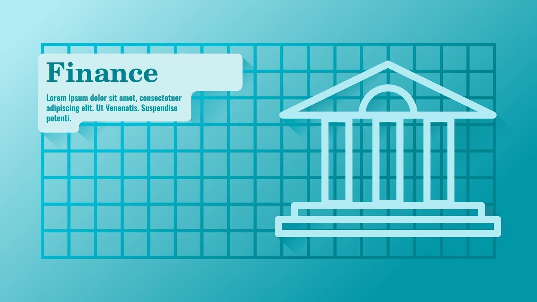 Business Finance or Fund Presentation Template vector