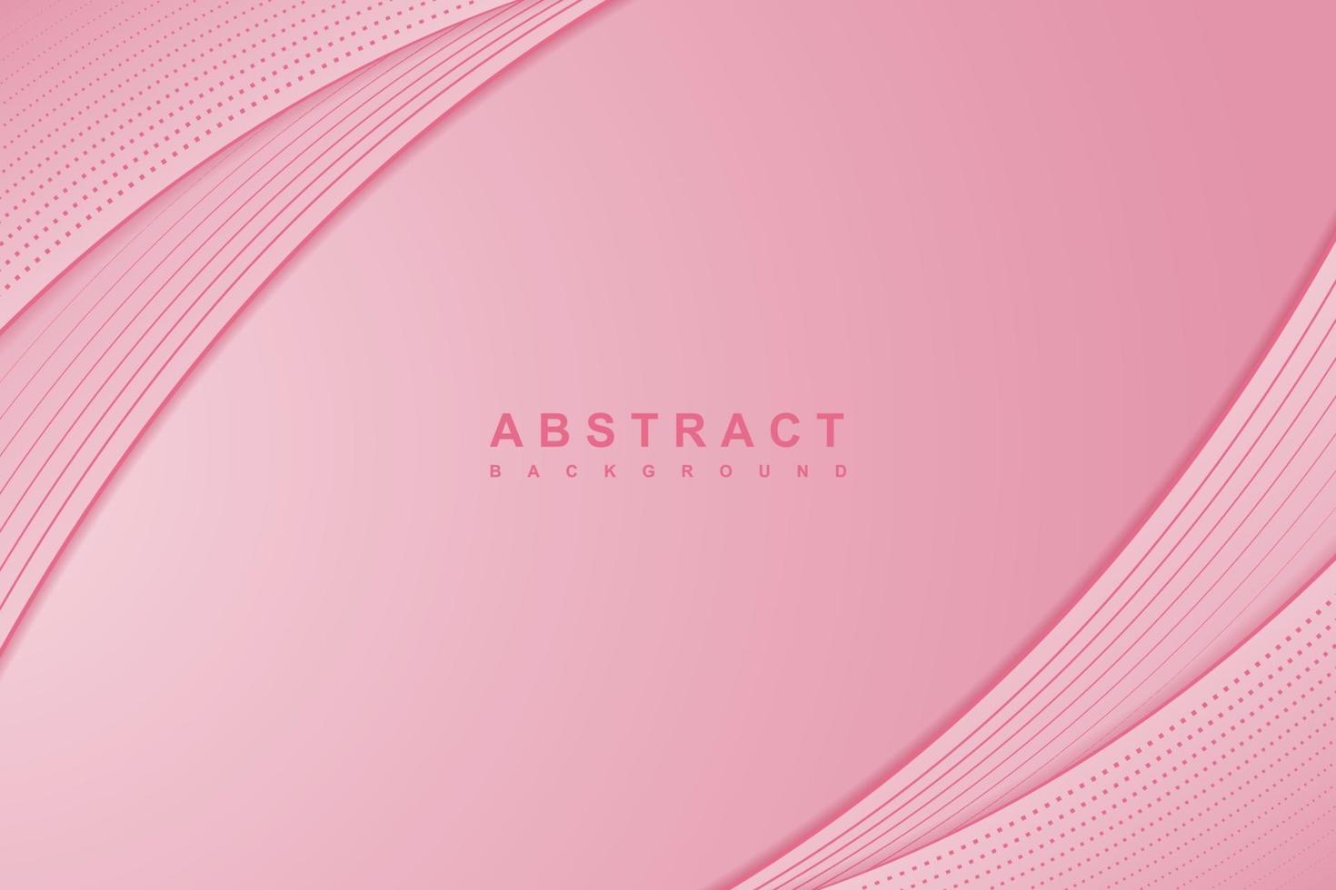 Fondo de diseño de onda rosa elegante abstracto vector