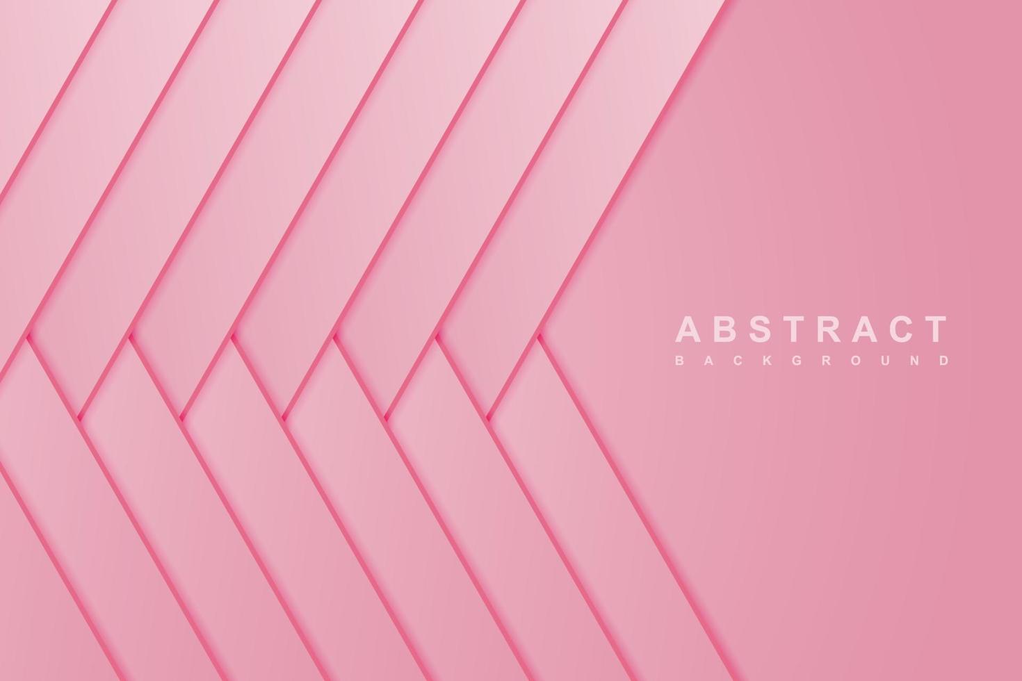 Abstract minimalist pink background with diagonal shape vector