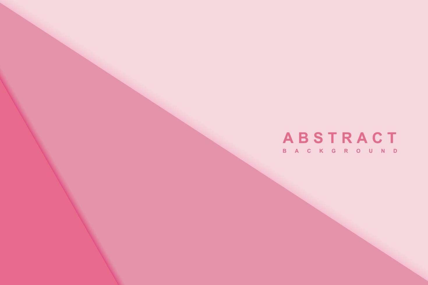 fondo rosa con superposición de forma diagonal en capas vector